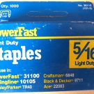 Powerfast 5/16'' Light Duty Staples 36115 (1000 Count Box)