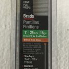 Stanley SWKB-BN100 1'' Inch Brown Brad Nails (1000 Nails)
