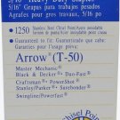 Master Mechanic 5/16'' Narrow Crown Heavy Duty Staples (1250 pack)