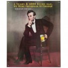 Dorm Room Decor - Abraham Lincoln 4 Years and 4000 Beers Metal Wall Sign