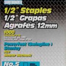 Surebonder 1/2'' #5 Heavy Duty Staples (Wide Crown) (1000 ct)