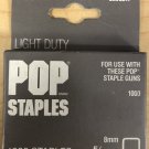 POP 5/16'' (8mm) Staples 1000 pack #100-5