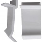 4 Table Rim Clips 3/4'' x 1-9/16'' - Helps Support Glass Tabletops