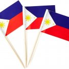 100 Philippines 2.5'' Mini-Flag Toothpicks 100 Philippines 2.5'' Mini-Flag Toothpicks