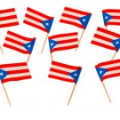 500 Puerto Rico Puerto Rican 2.5'' Mini-Flag Toothpicks