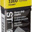 Stanley TRC606T 3/8'' Heavy Duty Wide Crown Staples (1000 ct Pack)