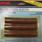 Ryobi OSS450 Oscillating Spindle 50 Grit Sanding Sleeves - 3/4'' x 4.5'' Coarse
