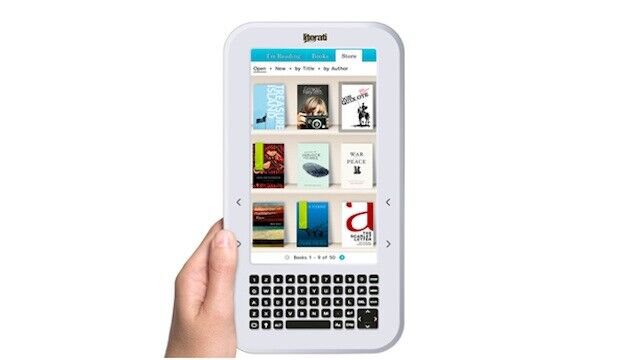 Sharper Image Literati Wi-Fi Wireless Reader 7" White w/Black eBook! Great Deal!