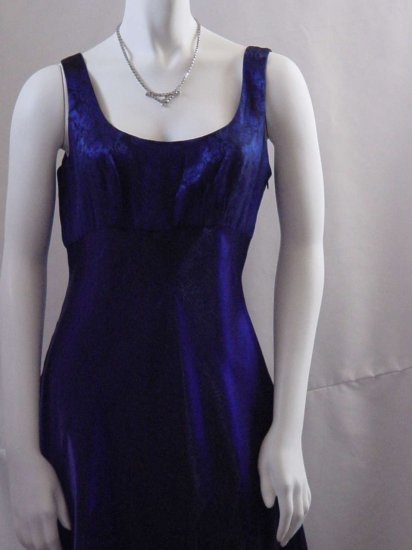 Formal Darling Midnight Blue Sleeveless Dress with Sheer Jacket ALEX E ...