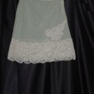 Wonder Maid Vintage Nylon Celery Green Mini Slip Mega lace hem No. 22 Wonder Maid Vintage Nylon Celery Green Mini Slip Mega lace hem No. 22