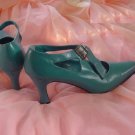 Jack Sprat Turquoise Green Womens high heels 5 1/2 B No. 10 Jack Sprat Turquoise Green Womens high heels 5 1/2 B No. 10