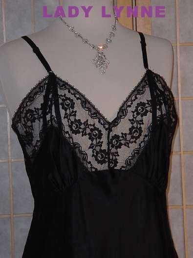 black lace full slip