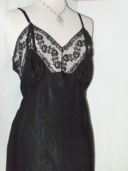 black lace full slip