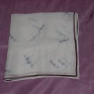 Scarf Vintage Scarf with blue dragonflys  53