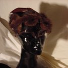 Mink Womens fur Ring hat Vintage Ladies hat No. 25 Mink Womens fur Ring hat Vintage Ladies hat No. 25