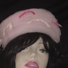 Stix Baer Fuller Tulle Vintage Pink womens vintage hat Frothy net confectionary ladies hat No. 34 Stix Baer Fuller Tulle Vintage Pink womens vintage hat Frothy net confectionary ladies hat No. 34