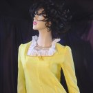 Lorri Deb Vintage dress Yellow Bridesmaid Cruise Party Prom Renaissance Faire 1960s 1970 No. 34