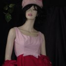 Formal Occasion 2 piece Empire Waist Pink Fuschia Dress Raspberry Maxi coat  37
