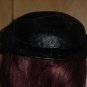 Black Straw Vintage Womens hat 1940s 1930s Union made hat