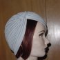 Gray Polyester Womens hat Turban ladies hat 38