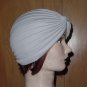 Gray Polyester Womens hat Turban ladies hat 38