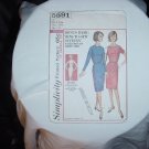 Simplicity dress pattern 5591 vintage 1964 dress pattern 14 1/2 bust 35   41