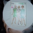 Simplicity Pattern 7768 Size 14 1/2  bust 17 1/2 dress pattern 1968  41