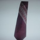 Mens Necktie Beau Brummell tie wine silver 44 Mens Necktie Beau Brummell tie wine silver 44
