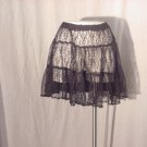 Small Black Lacy skirt three tiers No. 26 Small Black Lacy skirt three tiers No. 26