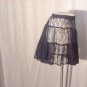 Small Black Lacy skirt three tiers No. 26