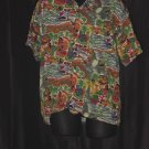 Mens Hawaiian Print Shirt C-Mrk Inc 47 Mens Hawaiian Print Shirt C-Mrk Inc 47