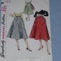Simplicity Sewing Pattern 4083 Skirt 40s 50s Vintage gore skirt Waist 28 - 49