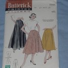 Butterick Printed Pattern 5926 Vintage Skirt Four Gore Skirt Pattern Waist 28  49