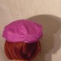 Orchid purple cap hat newsboy hat one size Cotton