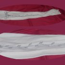 White Opera Gloves Formal length Beaded Gloves White size 5 or 6 gloves Vintage gloves - 51