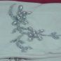 White Opera Gloves Formal length Beaded Gloves White size 5 or 6 gloves Vintage gloves - 51
