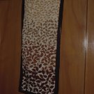 Vintage Brown Scarf Nasharr Polyester Scarf hand rolled Japan 52 Vintage Brown Scarf Nasharr Polyester Scarf hand rolled Japan 52