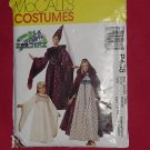 McCalls Pattern P438 Costume Pattern Childrens girls misses medieval costumes 54