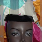 Womens vintage ring hat black ring ladies hat  #28