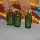 Bitters bottles Green reproduction Wheaton bottles 1872  #28