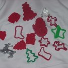 Christmas Cookie Cutters  3 Wiltons  Trees Angels Bells Boots #55