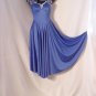 Royal Blue Sparkly Dance, Skating, Outfit Costume Stretch Spandex  #56