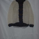 Sportmaker by Maidenform Vintage Hand knit Italy Mohair Sweater Ivory Blue Green sweater #56 Sportmaker by Maidenform Vintage Hand knit Italy Mohair Sweater Ivory Blue Green sweater #56