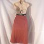 Rust Skirt double pleat front Womens skirt size 14 Sportissimo #58