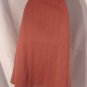 Rust Skirt double pleat front Womens skirt size 14 Sportissimo #58