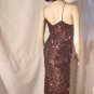 Bronze black sequin Formal Cruise pageant dance homecoming dress  #63