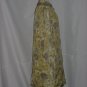 Rain coat Vinyl Tan Reversible Yellow White floral Vintage raincoat  #59