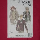 Kwik Sew Pattern Classic Blazer Sizes 14-16-18-20 1229  #59