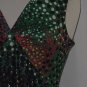Multi colored polka dot maxi dress sheath dress floor length # 59