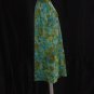 Ocean turquoise blues green robe house coat dressing gown lounger #61